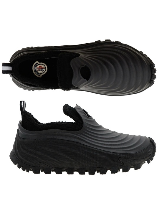 Moncler Men Acqua Rain Boots Shoes Sneakers Black Size 10 US New